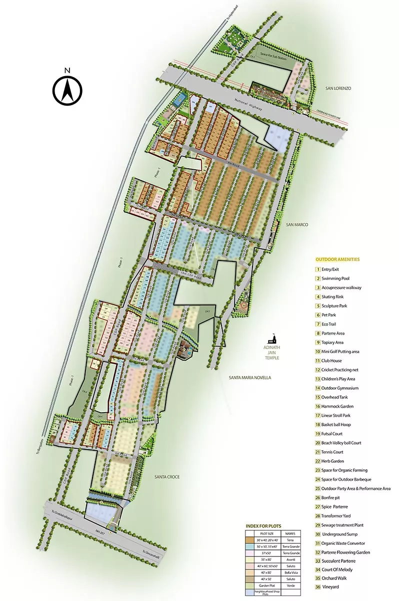 Purva Tivoli Hills Master Plan